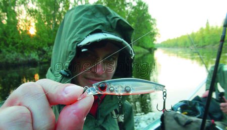 Узнайте о тонкостях рыбалки с тонущими воблерами Pontoon 21 Gaga Goon 55 S-SR